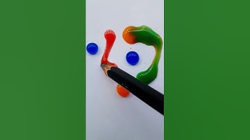 Satisfying colour mixing 🟢🔵🟣 #shorts #satisfying #colormixing 99