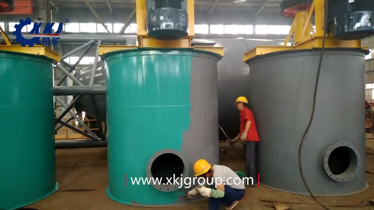Agitator Mining Mixer Cyanide Leaching Agitation Tank for Gold Copper Processing