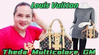 📍SOLD❗️💯 auth! Louis Vuitton Multicolor Theda GM