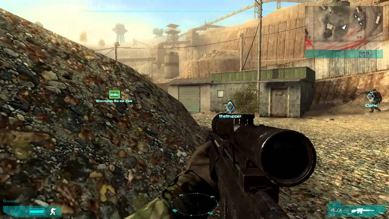Ghost Recon Advanced Warfighter 2 Online Coop Map 'Quarry' 6