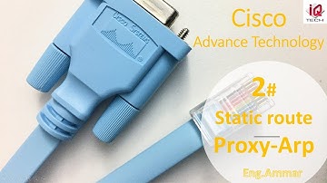 2#static route  with proxy arp بالعربي