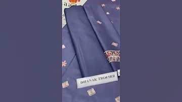 3pcs dhanak suit best quality