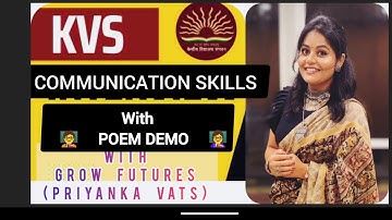 CRACK KVS INTERVIEW,COMMUNICATION SKILLS WITH DEMO OF POEM #kvs2023interview #kvs2023 #trending#kvs