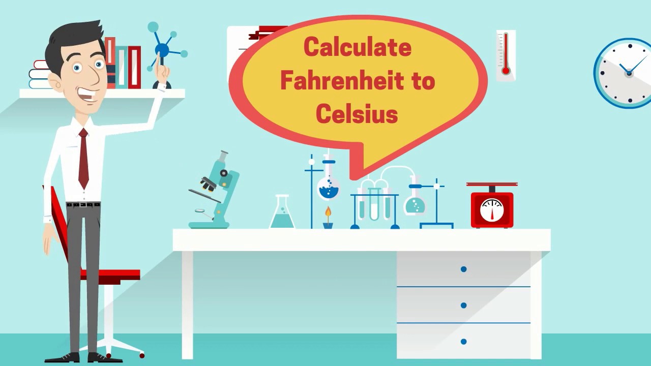 Calculate Fahrenheit to Celsius - YouTube