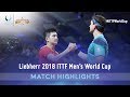 Fan Zhendong vs Timo Boll I 2018 ITTF Men's World Cup Highlights (Final)