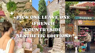 Pick One, Drop One French Countryside Edition Soft Vintage Aesthetic