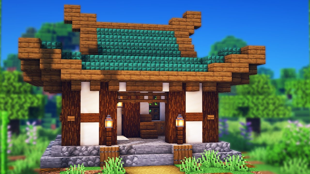 Casa Japonesa / Small Japanese house : Craftxing #minecraft