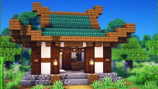 Minecraft: Japanese House Tutorial | How to Build a Japanese House