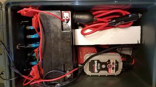 Project DIY Portable 12v Emergency Power Box Lighting TV Laptop Phone Charging screenshot 3