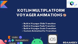 Kotlin Multiplatform Voyager Navigation | Slide, Fade, Scale & Custom Screen Transitions