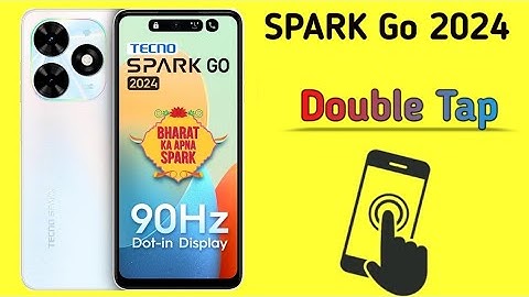 Tecno SPARK Go 2024 Double Tap Setting