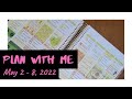 Plan With Me May 2 - 8, 2022 | Miso Art Cafe Avocado | Recollections Planner