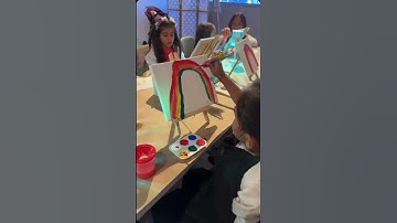 Let your kids inner artist free! 🎨✨ #kidspainting #artstudio #paintingclass #painting #kidsart #nj