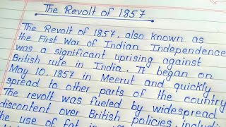 Famous The Revolt of 1857 || Short Paragraph on Revolt of 1857 || About The Revolt of 1857 || Wealth