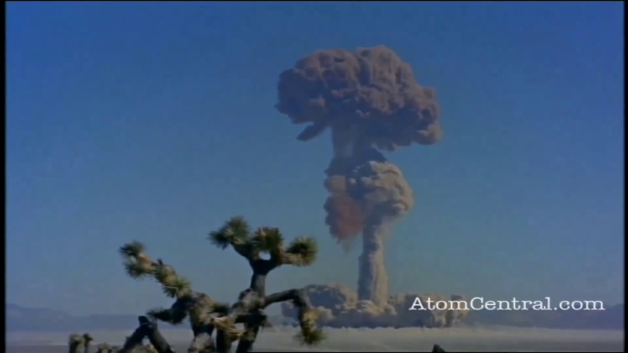 Nuclear bomb Real test footage
