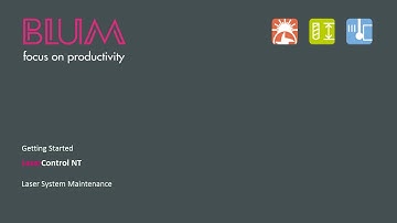 Tutorial: Laser Maintenance