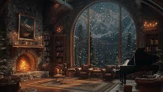Christmas Bliss: Soft Piano and Crackling Fireplace Ambience screenshot 2