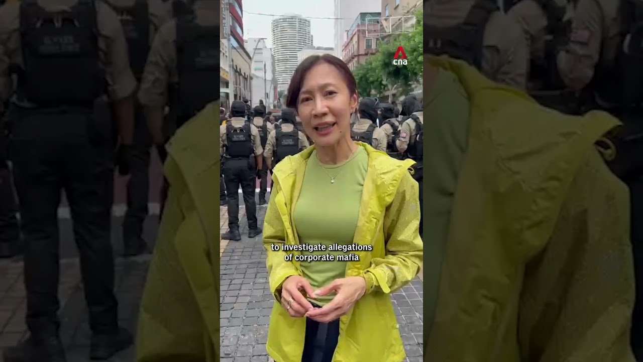 Fireworks disrupt rally against MACC chief Azam Baki in KL, Malaysia