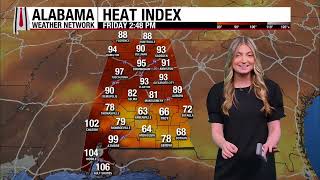 Alabama Weather Network Mid-Afternoon for Friday, 06/19/26