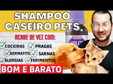 SHAMPOO CASEIRO PARA PETS- O MELHOR P/ ELIMINAR ALERGIAS, DERMATITE, PULGAS E CARRAPATOS- FAÇA AGORA