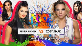 Nxt 2.0 Zoey Stark Wio Shirai Vs Persia Pirotta Windi Hartwell