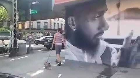 Nipsey hussle NYC portrait
