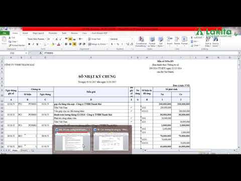 Video 16, Ghi sổ chứng từ kế toán lakita vn - youtube