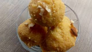 Besan - Rava Ladoo recipe / बेसन - रवा लड्डु / Semolina - Besan laddu#RavaBeasnladoo