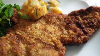 GIANT Butter Fried Veal Escalope