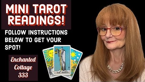 ALL SIGNS! MINI TAROT READINGS - LOVE, MONEY ETC. BOOK NOW USING PINNED INFO