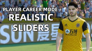 UPDATED FIFA 21 Realistic Sliders Player Career Mode