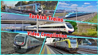 Turkish Trains in Action | High-Speed, EMU, DMU, Locomotive Compilation