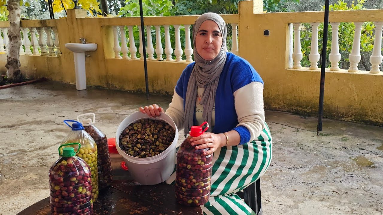 أجوا نعرفكم لطريقة الزيتون بالتحميضات 🫒