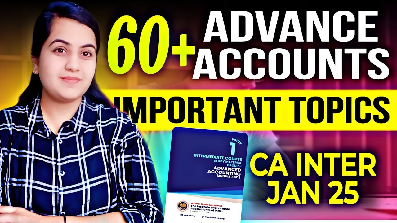 5 Days Advanced Accounting Strategy For CA Inter Jan 25 🔥 Most ...