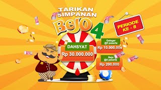 UNDIAN TARIKAN SIMPANAN BEJO 4 PERIODE KE 8 ( TERAKHIR )