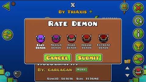 X 100% | By TriAxis | [Easy Demon] | Geometry Dash 2.11