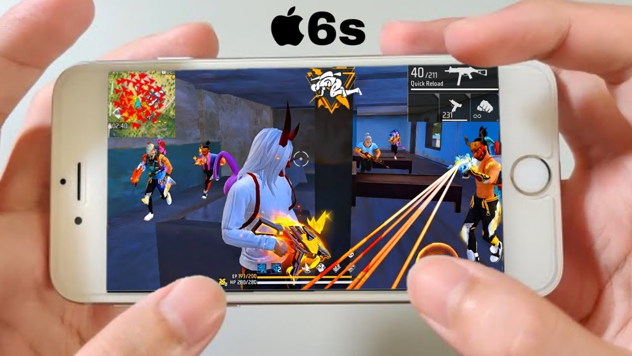 IPhone 6s ⚙️Settings Free Fire max HUD+DPI+ MACRO 2 gb ram🔥Part-8