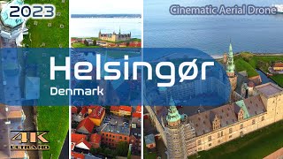 Helsingør From Above - Kronborg - 4K Aerial Drone - 2023 Denmark