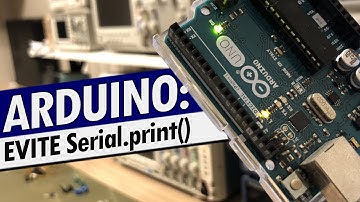 ARDUINO: Serial.print() NÃO UTILIZE NUNCA MAIS!