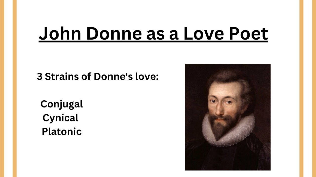 write an essay on john donne as a love poet