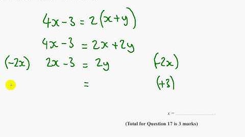 Edexcel  GCSE Maths Modular Higher   Unit 3   March 2012   Q17
