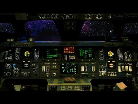 Spaceship Cockpit Ambience | Relaxing Spaceship White Noise w/ Spaceship Sounds ??