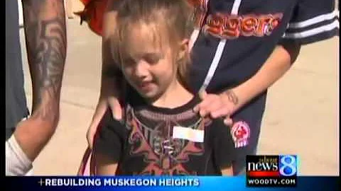 Re-enrollment fair at Musk. Hts schools