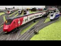 Passing through the railway turnout #märklin #hoscale #railway #automobile #sbb #Giruno #train