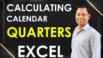Calculating calendar quarters in Microsoft Excel
