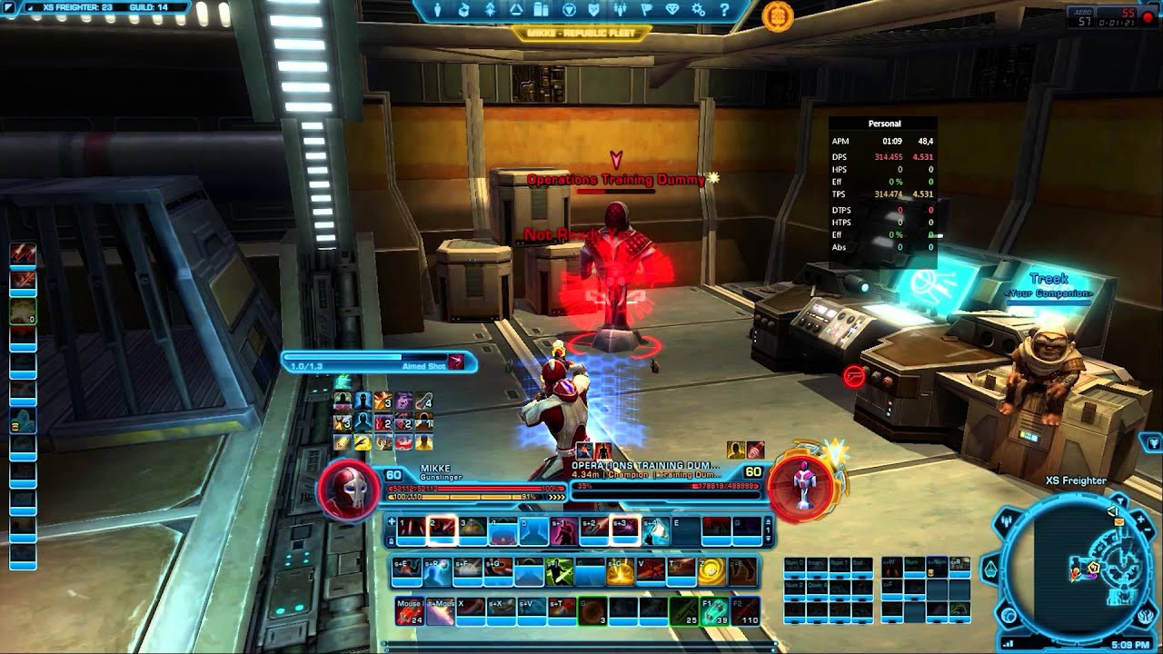 SWTOR Gunslinger Sharpshooter Rotation 3.3 - YouTube