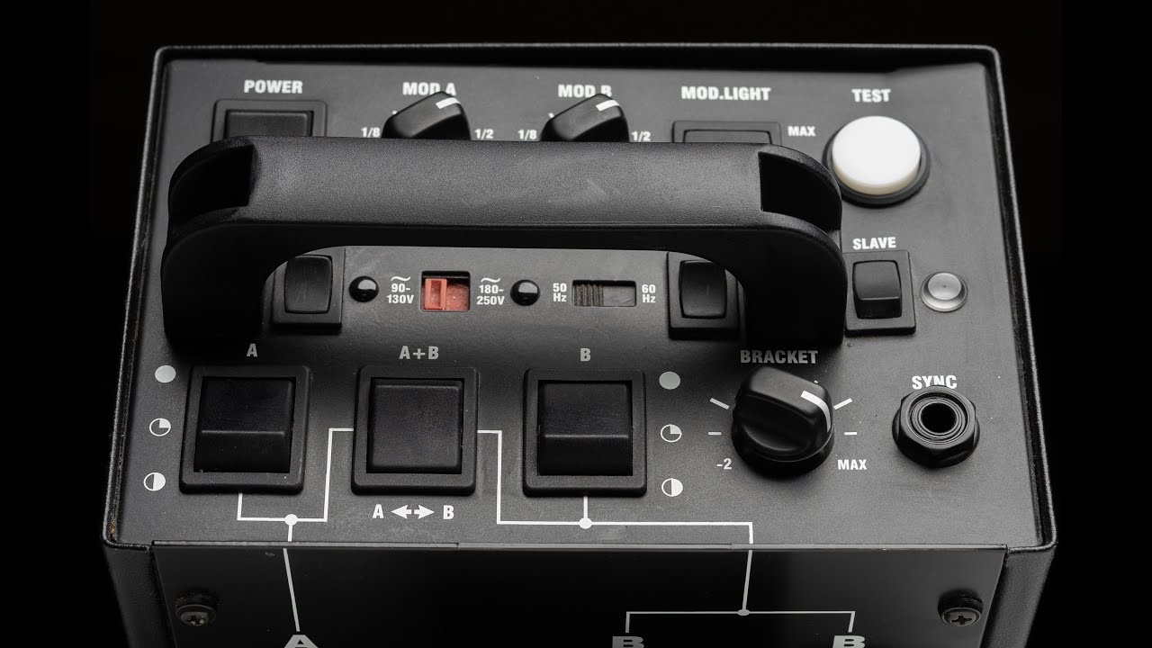 Power Adjustments on Profoto Acute 2 1200 Pack - YouTube