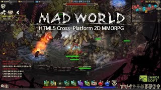 Mad World MMORPG - Latest Gameplay Footage - HTML5 