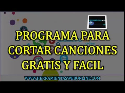 Programa cortar canciones online