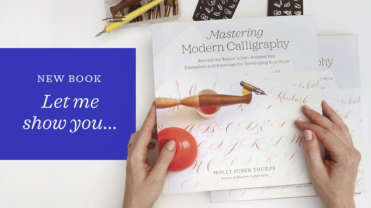 Mastering Modern Calligraphy Book – Look Inside! – Learn new lettering  styles 